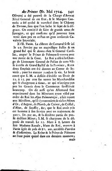 La clef du cabinet des princes de l'Europe ou recueil historique et politique sur les matières du tems