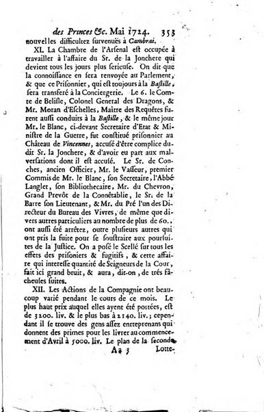 La clef du cabinet des princes de l'Europe ou recueil historique et politique sur les matières du tems