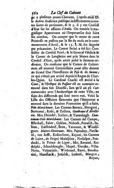 La clef du cabinet des princes de l'Europe ou recueil historique et politique sur les matières du tems