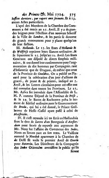 La clef du cabinet des princes de l'Europe ou recueil historique et politique sur les matières du tems