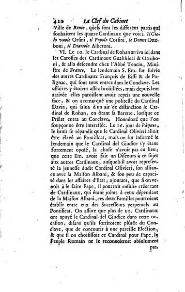 La clef du cabinet des princes de l'Europe ou recueil historique et politique sur les matières du tems