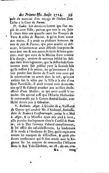 La clef du cabinet des princes de l'Europe ou recueil historique et politique sur les matières du tems