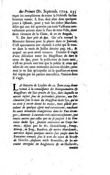 La clef du cabinet des princes de l'Europe ou recueil historique et politique sur les matières du tems