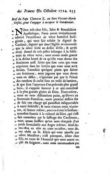 La clef du cabinet des princes de l'Europe ou recueil historique et politique sur les matières du tems