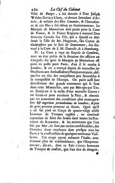 La clef du cabinet des princes de l'Europe ou recueil historique et politique sur les matières du tems