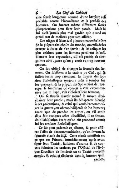 La clef du cabinet des princes de l'Europe ou recueil historique et politique sur les matières du tems