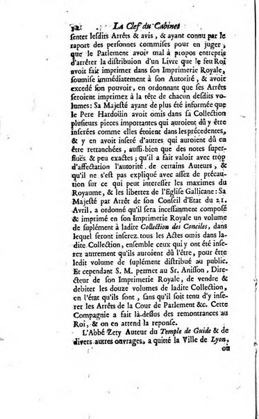 La clef du cabinet des princes de l'Europe ou recueil historique et politique sur les matières du tems