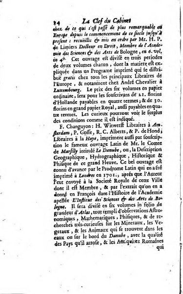 La clef du cabinet des princes de l'Europe ou recueil historique et politique sur les matières du tems