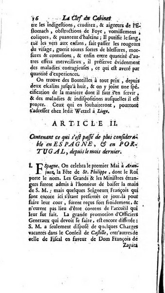 La clef du cabinet des princes de l'Europe ou recueil historique et politique sur les matières du tems