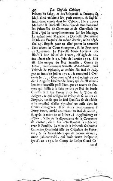 La clef du cabinet des princes de l'Europe ou recueil historique et politique sur les matières du tems