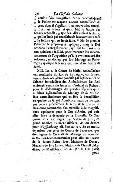 La clef du cabinet des princes de l'Europe ou recueil historique et politique sur les matières du tems