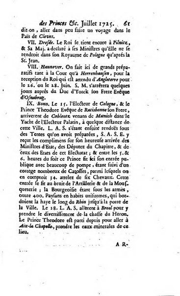 La clef du cabinet des princes de l'Europe ou recueil historique et politique sur les matières du tems