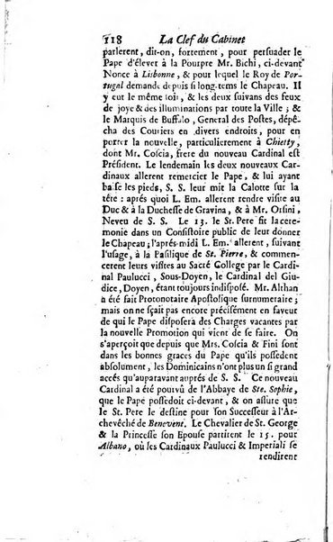 La clef du cabinet des princes de l'Europe ou recueil historique et politique sur les matières du tems