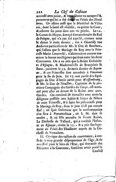 La clef du cabinet des princes de l'Europe ou recueil historique et politique sur les matières du tems