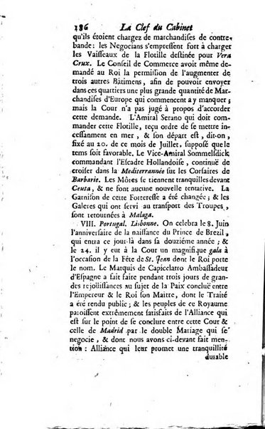 La clef du cabinet des princes de l'Europe ou recueil historique et politique sur les matières du tems