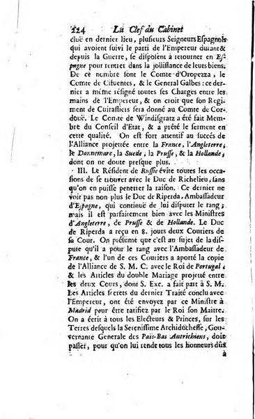 La clef du cabinet des princes de l'Europe ou recueil historique et politique sur les matières du tems