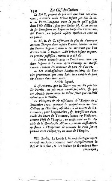 La clef du cabinet des princes de l'Europe ou recueil historique et politique sur les matières du tems