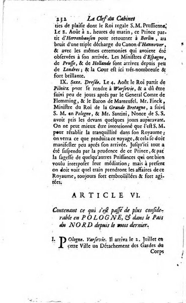 La clef du cabinet des princes de l'Europe ou recueil historique et politique sur les matières du tems