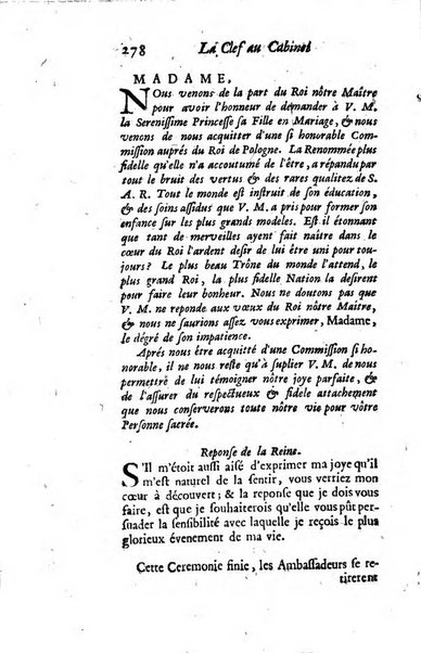 La clef du cabinet des princes de l'Europe ou recueil historique et politique sur les matières du tems