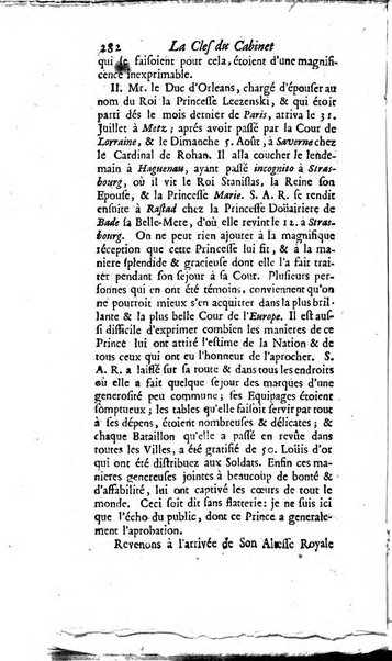 La clef du cabinet des princes de l'Europe ou recueil historique et politique sur les matières du tems