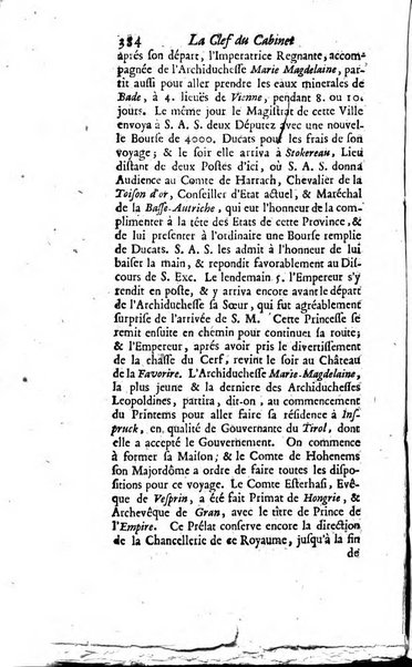 La clef du cabinet des princes de l'Europe ou recueil historique et politique sur les matières du tems