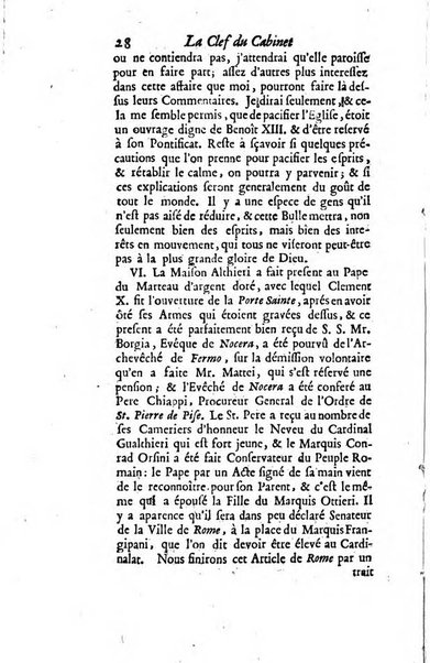 La clef du cabinet des princes de l'Europe ou recueil historique et politique sur les matières du tems