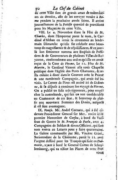 La clef du cabinet des princes de l'Europe ou recueil historique et politique sur les matières du tems