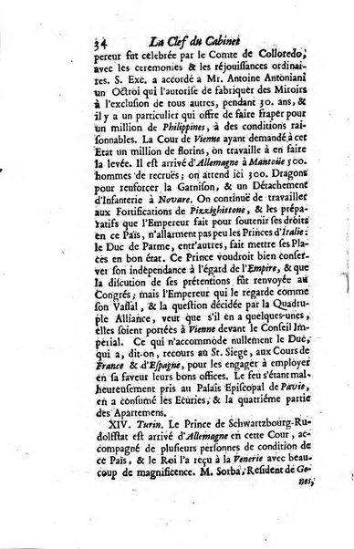 La clef du cabinet des princes de l'Europe ou recueil historique et politique sur les matières du tems