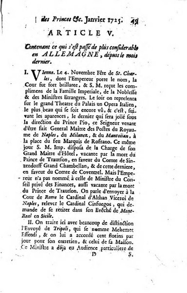 La clef du cabinet des princes de l'Europe ou recueil historique et politique sur les matières du tems