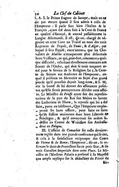 La clef du cabinet des princes de l'Europe ou recueil historique et politique sur les matières du tems