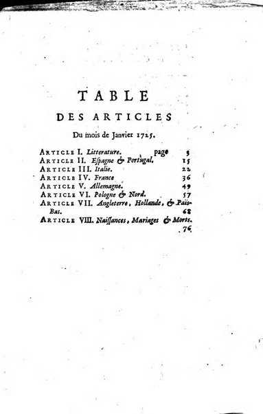 La clef du cabinet des princes de l'Europe ou recueil historique et politique sur les matières du tems