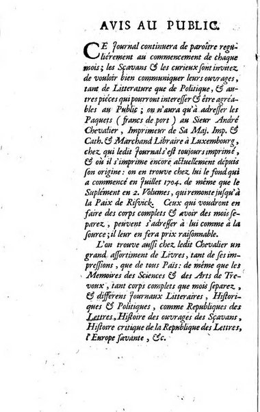 La clef du cabinet des princes de l'Europe ou recueil historique et politique sur les matières du tems