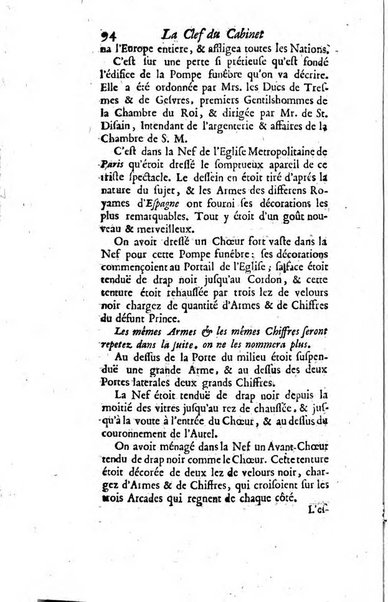 La clef du cabinet des princes de l'Europe ou recueil historique et politique sur les matières du tems