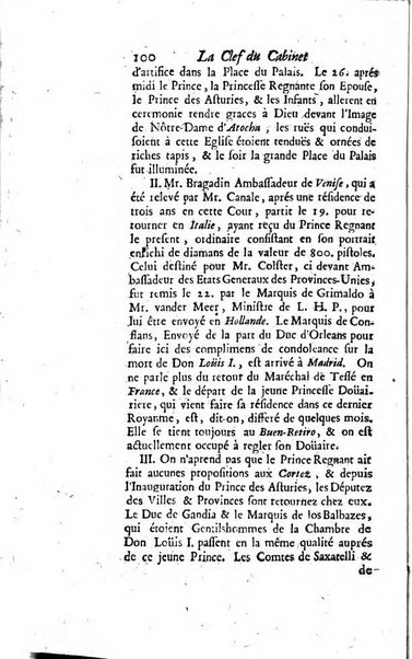 La clef du cabinet des princes de l'Europe ou recueil historique et politique sur les matières du tems