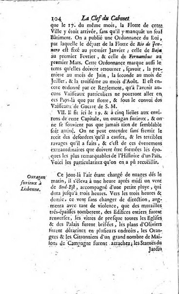 La clef du cabinet des princes de l'Europe ou recueil historique et politique sur les matières du tems