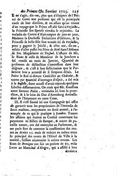 La clef du cabinet des princes de l'Europe ou recueil historique et politique sur les matières du tems