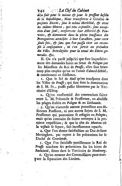 La clef du cabinet des princes de l'Europe ou recueil historique et politique sur les matières du tems