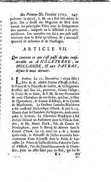 La clef du cabinet des princes de l'Europe ou recueil historique et politique sur les matières du tems