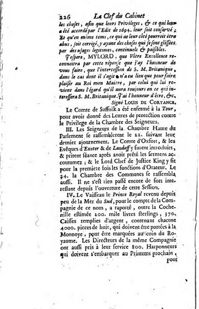 La clef du cabinet des princes de l'Europe ou recueil historique et politique sur les matières du tems