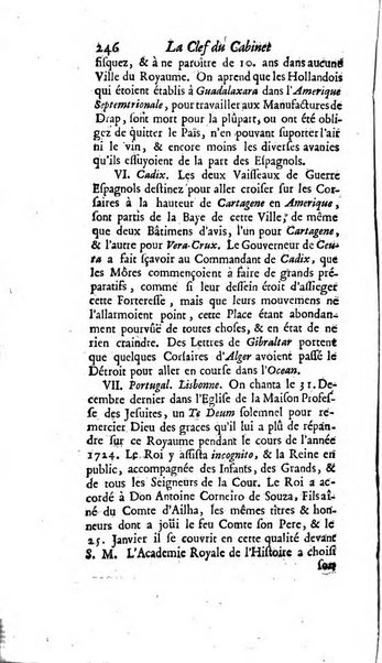 La clef du cabinet des princes de l'Europe ou recueil historique et politique sur les matières du tems