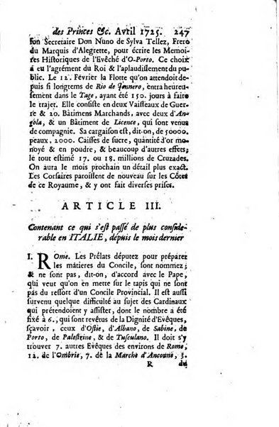 La clef du cabinet des princes de l'Europe ou recueil historique et politique sur les matières du tems