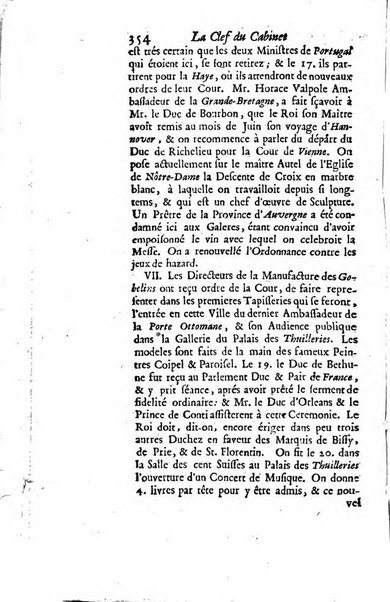 La clef du cabinet des princes de l'Europe ou recueil historique et politique sur les matières du tems