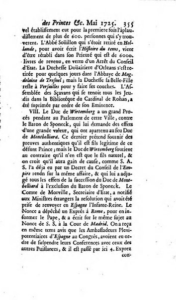 La clef du cabinet des princes de l'Europe ou recueil historique et politique sur les matières du tems