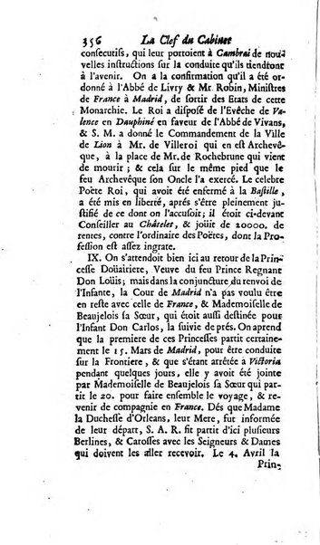 La clef du cabinet des princes de l'Europe ou recueil historique et politique sur les matières du tems