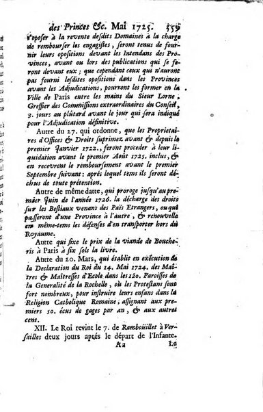 La clef du cabinet des princes de l'Europe ou recueil historique et politique sur les matières du tems