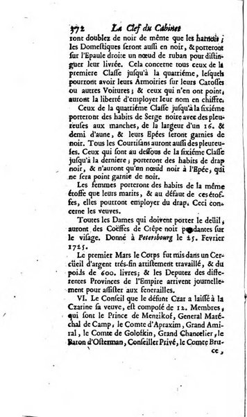 La clef du cabinet des princes de l'Europe ou recueil historique et politique sur les matières du tems