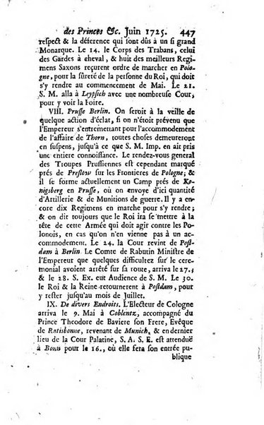 La clef du cabinet des princes de l'Europe ou recueil historique et politique sur les matières du tems