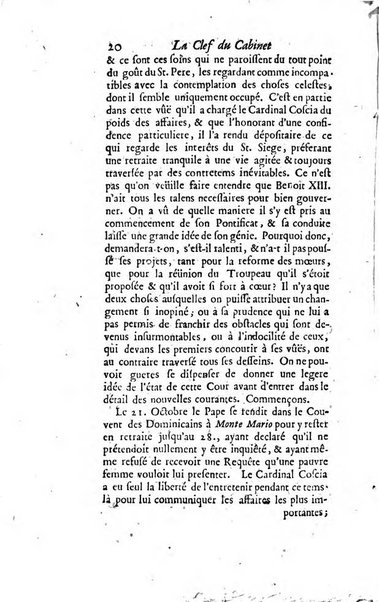 La clef du cabinet des princes de l'Europe ou recueil historique et politique sur les matières du tems