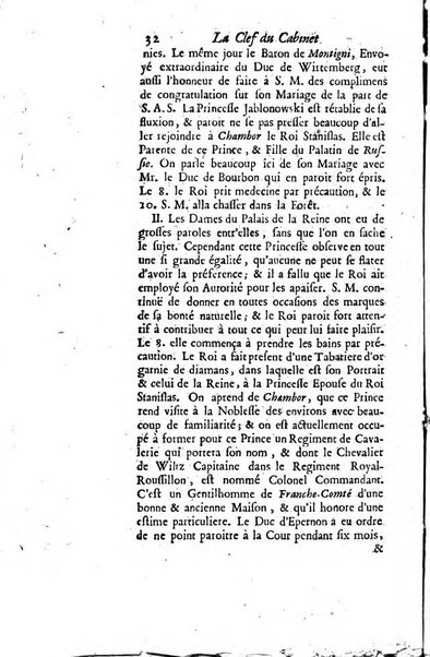 La clef du cabinet des princes de l'Europe ou recueil historique et politique sur les matières du tems