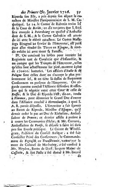 La clef du cabinet des princes de l'Europe ou recueil historique et politique sur les matières du tems